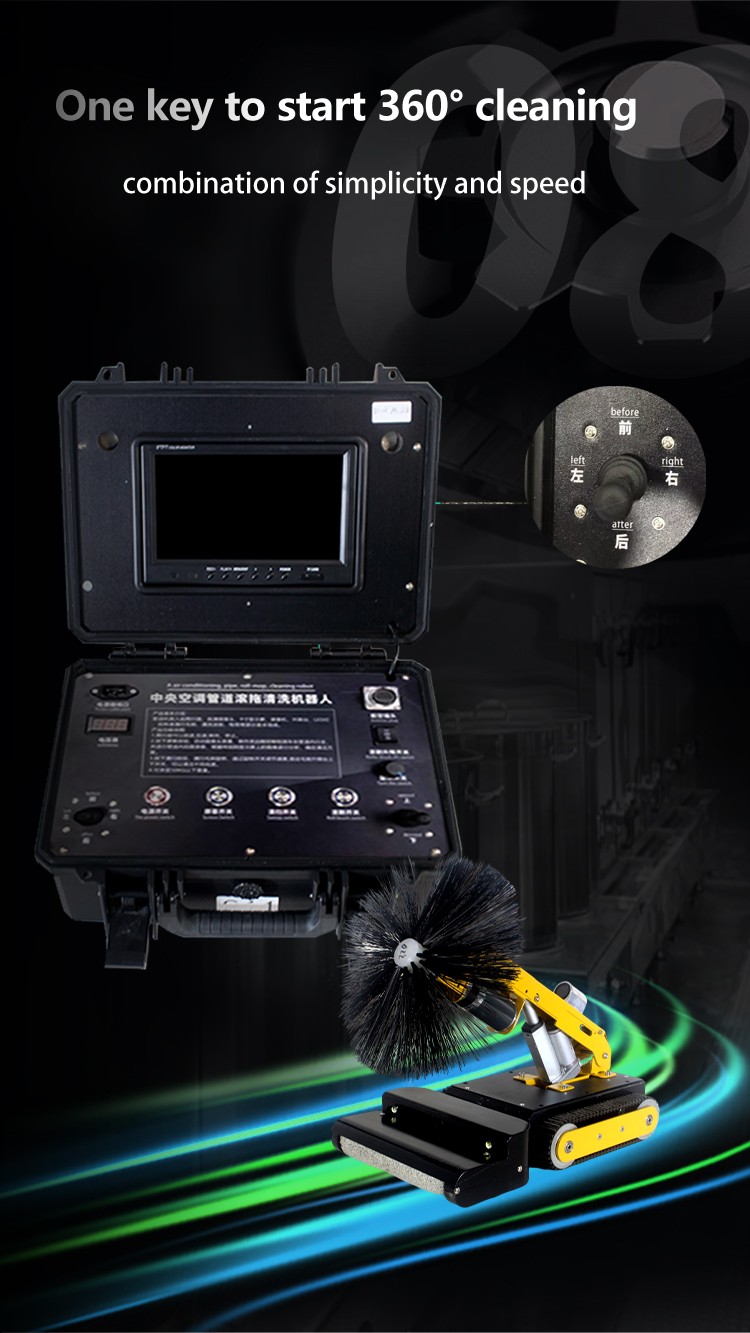 Close-up of Q40's HEPA filter, brush motors, and water nozzles with NSF/CE/ISO certification marks